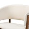 Baxton Studio Baron Mid-Century Modern Cream Boucle Fabric Upholstered 2-Piece Living Room Accent Chair Set 233-2PC-13278-ZORO - alternate 5